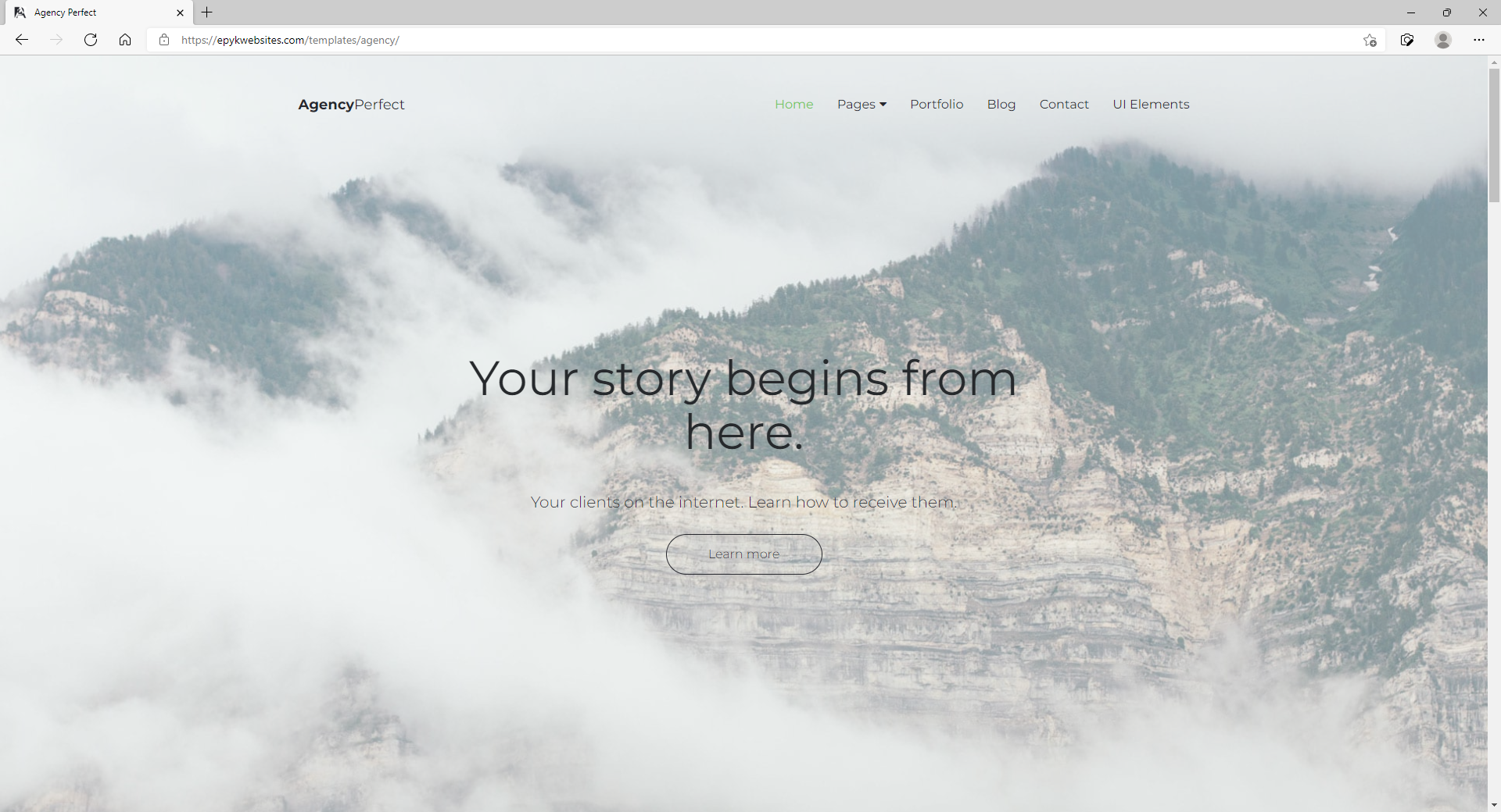 Element Website Template